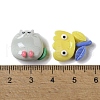 Flower/Snail/Rabbit Funny Cartoon Opaque Resin Decoden Cabochons CRES-P031-B-3