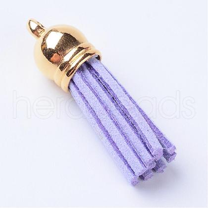 Faux Suede Tassel Pendant Decorations FIND-T002-B33-1