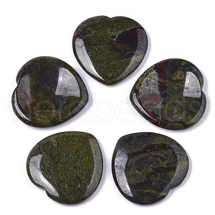 Mother's Day Gifts Natural Dragon Blood Thumb Worry Stone G-N0325-01R-1