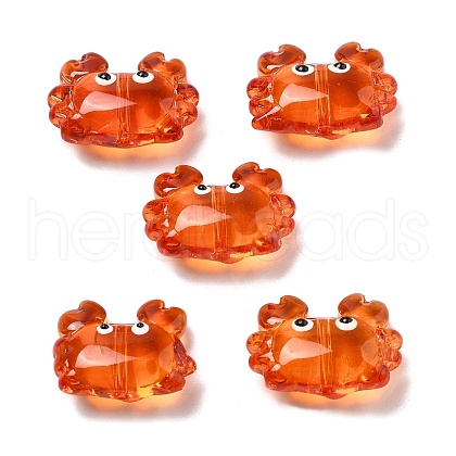 Handmade Lampwork Enamel Beads LAMP-V001-08I-1