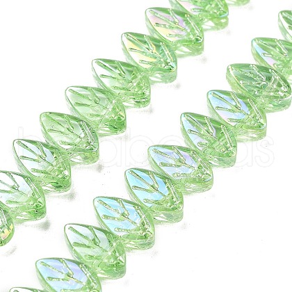 Electroplate Glass Beads Strands EGLA-C005-02A-AB01-1
