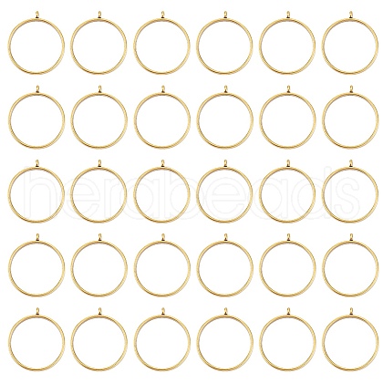 GOMAKERER 60Pcs Alloy Open Back Bezel Pendants TIBE-GO0001-07-1