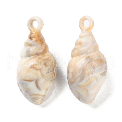 Opaque Acrylic Pendants OACR-U004-06E-1