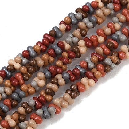 Handmade Lampwork Beads Strands LAMP-S070-12S-1