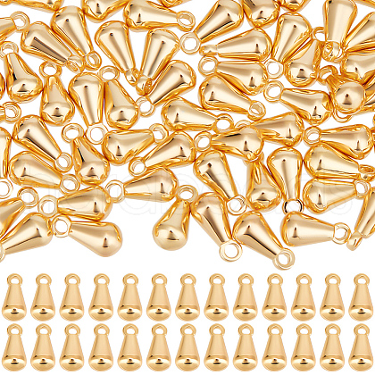 Beebeecraft 80Pcs Brass Charms KK-BBC0014-10B-1