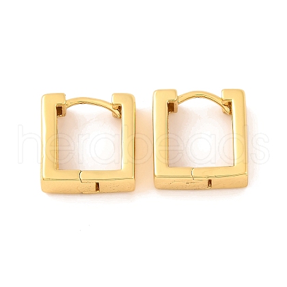 Brass Hoop Earrings for Women EJEW-U015-03G-1