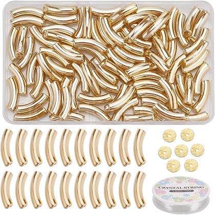  DIY Curved Tube Chunky Bracelet Making Kit DIY-NB0007-29-1