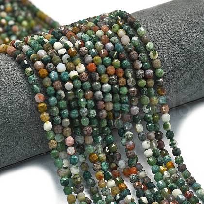 Natural Ocean Jasper Beads Strands G-A260-A28-01-1