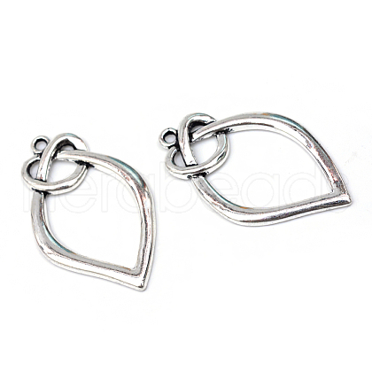 Tibetan Style Alloy Pendants TIBE-R309-09AS-RS-1