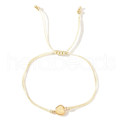 Elegant Golden Edge Glass Link Bracelets for Girlfriend and Family KK2420-2-1