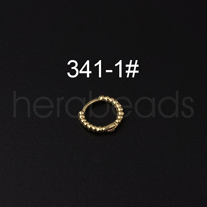 Brass Hoop Cartilage Earrings WG676EA-01-1