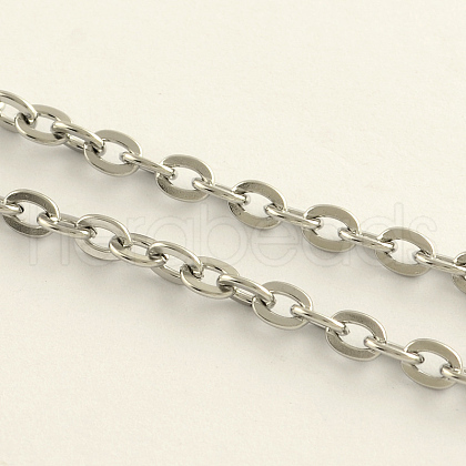 Tarnish Resistant 304 Stainless Steel Cable Chains CHS-Q001-16-100m-1