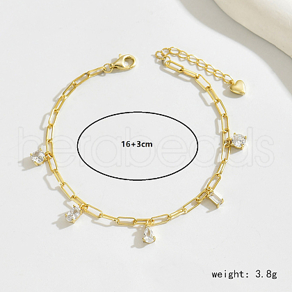 Elegant S925 Sterling Silver Charm Bracelets MW7246-1-1