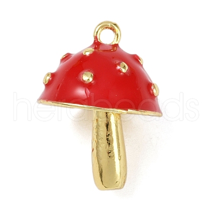 Brass Enamel Pendants KK-R224-15B03-G-1