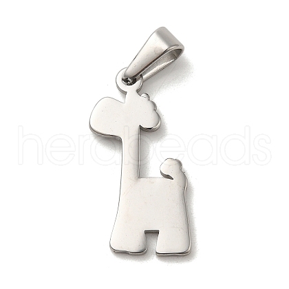 Non-Tarnish 304 Stainless Steel Pendants STAS-B053-11P-1