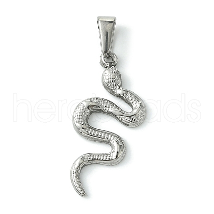 Non-Tarnish 304 Stainless Steel Pendants STAS-L275-01C-P-1
