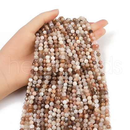 Natural Sunstone Beads Strands G-RM2025-A52-6mm-1