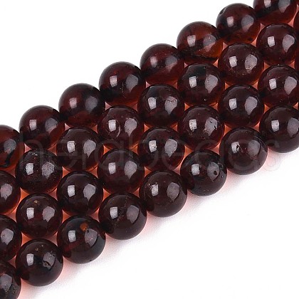 Natural Amber Beads Strands G-K387-D01-03-1