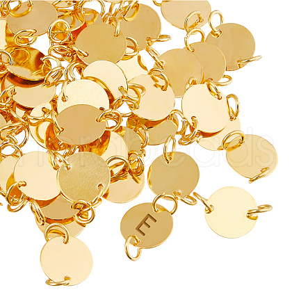 SUPERFINDINGS 60Pcs Brass Links FIND-FH0009-73A-1