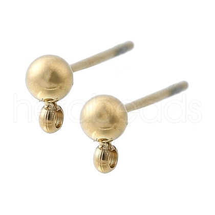 304 Stainless Steel Studs Earring Findings STAS-H233-31G-1