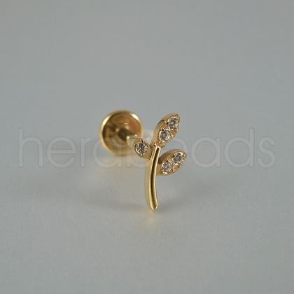 G23 Titanium Alloy Pave Clear Cubic Zirconia Labrets FS-WG13971-06-1