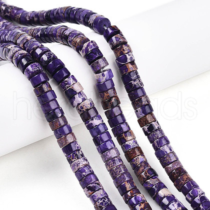 Natural Imperial Jasper Beads Strands G-N344-41F-1