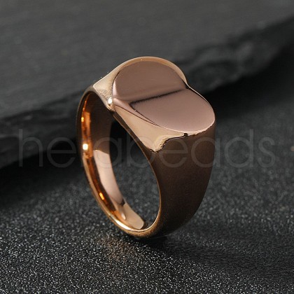 Heart 201 Stainless Steel Finger Rings FS-WG1ADC4-08-1