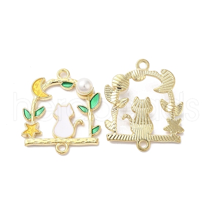 Alloy Enamel Pendants ENAM-D046-17G-04-1