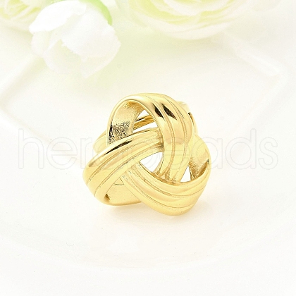 304 Stainless Steel Cuff Rings RJEW-D320-11G-1