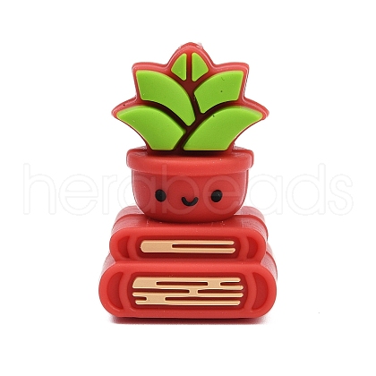 3D Three-Dimensional Leaf Silicone Beads SIL-V002-10C-1