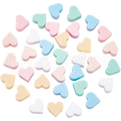  36Pcs 6 Colors Food Grade Eco-Friendly Silicone Beads SIL-NB0001-07-1