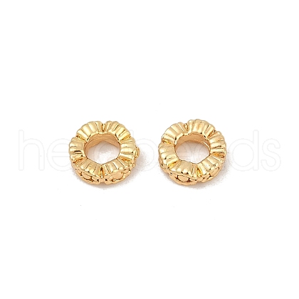 Brass Spacer Beads KK-D375-21G-01-1
