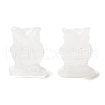Natural Quartz Crystal Carved Figurines DJEW-L023-G13-1