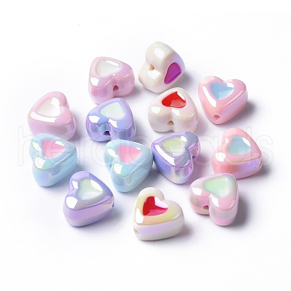 Opaque Acrylic Beads X-ACRC-K004-01-1
