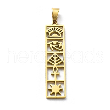 304 Stainless Steel Pendants STAS-D036-14A-G-1