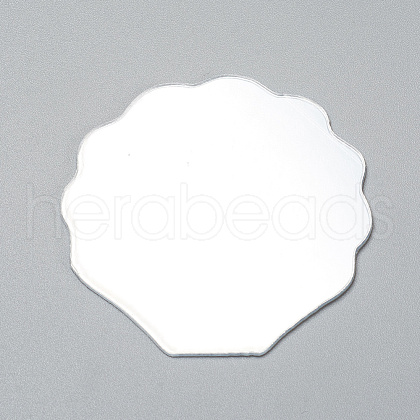 Shell Shape Mirror DIY-WH0170-50-1