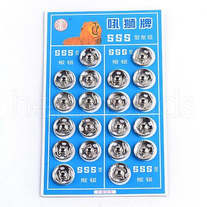 Iron Sewing Snap Button SNAP-R028-16mm-02P-B-1