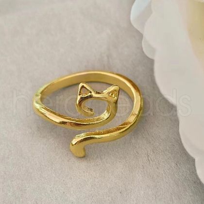 Alloy Open Cuff Rings for Women FS-WG27D4E-03-1