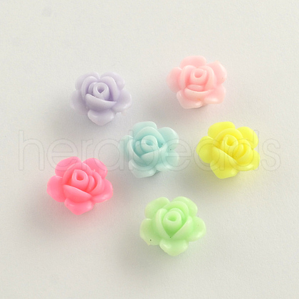 Opaque Acrylic Beads SACR-Q106-19-1