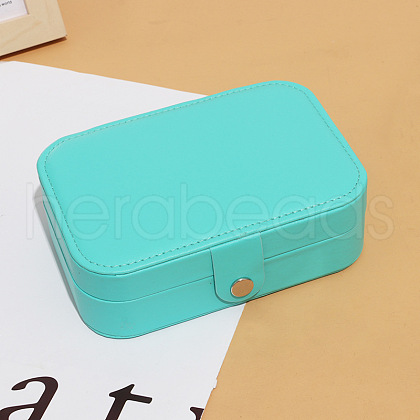 Imitation Leather Jewelry Storage Bag with Snap Fastener PW-WG85020-05-1