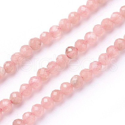 Natural Argentine Rhodochrosite Beads Strands G-F619-25-2mm-1