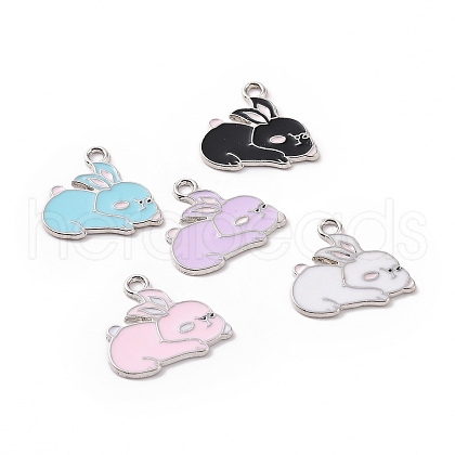 Alloy Enamel Pendants ENAM-G213-22P-1