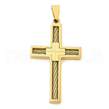 Ion Plating(IP) 304 Stainless Steel Pendants STAS-D110-36G-1