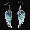Rhinestone Wings Dangle Earrings WI-PW0001-056D-1