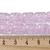 Transparent Crackle Glass Beads Strands GLAA-NH0001-04H-4