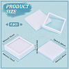 Square Plastic Loose Diamond Storage Boxes CON-WH0095-50B-2