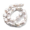 Natural Nucleated Pear Beads Strands PEAR-B004-15J-04A-4