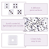 DICOSMETIC 200Pcs Acrylic Beads FIND-DC0006-47-4