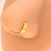 Alloy Crystal Rhinestone Hoop Clip on Nose Rings FS-WG08008-08-1