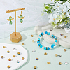 SOFPLATE 200Pcs 10 Colors Brass Rhinestone Spacer Beads RB-SP001-08B-4